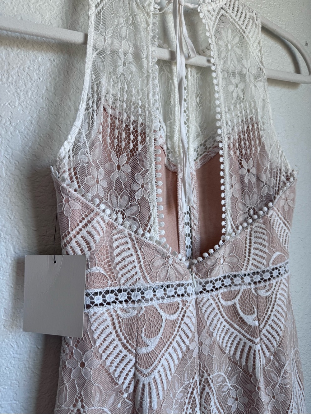 LUSH Lace Sleeveless Mini Dress - Picture 3 of 7